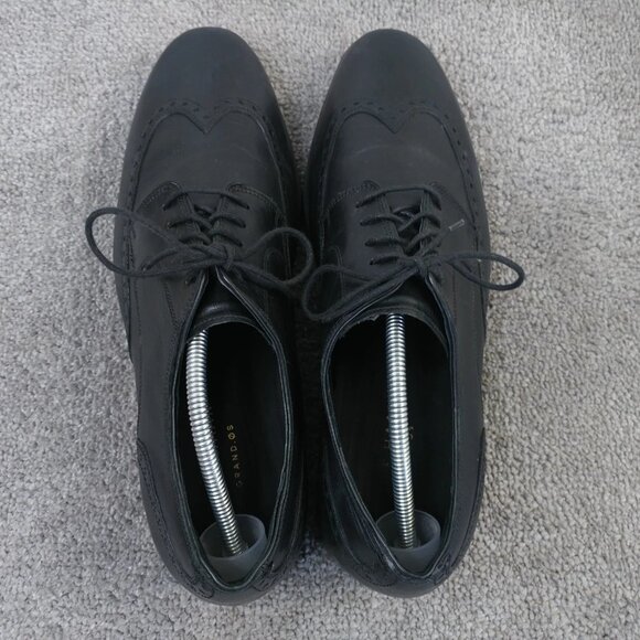 Cole Haan Grand OS Jefferson Wingtip Oxford Mens 11.5 Shoes Black Leather C23795 - Picture 8 of 12